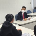 新潟県にある工業系短期大学で奨学生と懇談 (11/2)